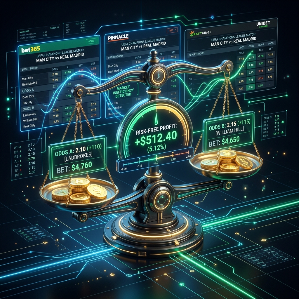 Arbitrage Calculator - guaranteed profit sports betting tool