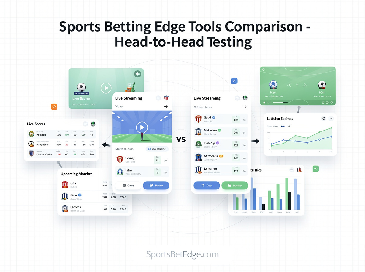 Sports betting edge tool comparison - side-by-side analysis of arbitrage, value betting, and promo tools
