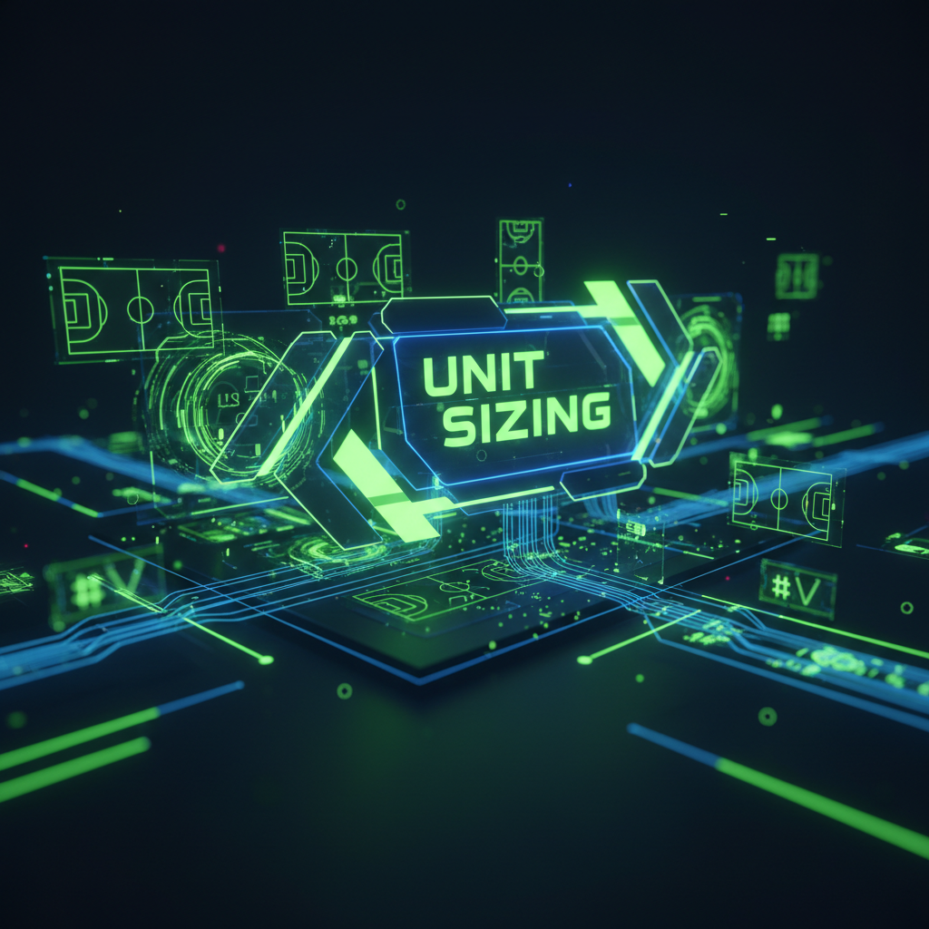 Unit Sizing in sports betting - visual explanation