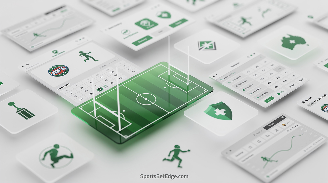 Infographic overview illustrating the legal status and market insights for sports betting in Sports Betting in Australia 2026 : Rules, AFL & Tax Guide