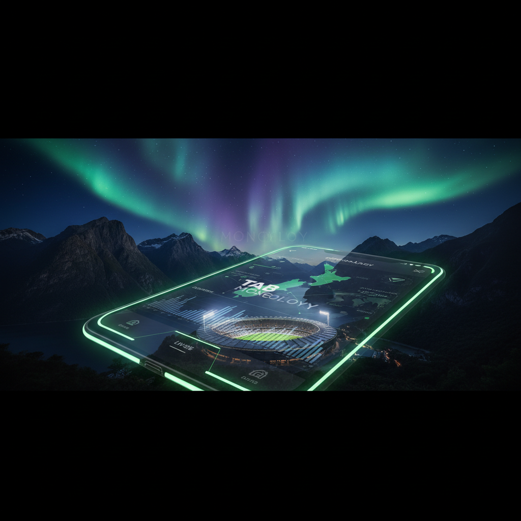 Infographic overview illustrating the legal status and market insights for sports betting in Sports Betting in New Zealand 2026 : TAB Monopoly & Overseas Access