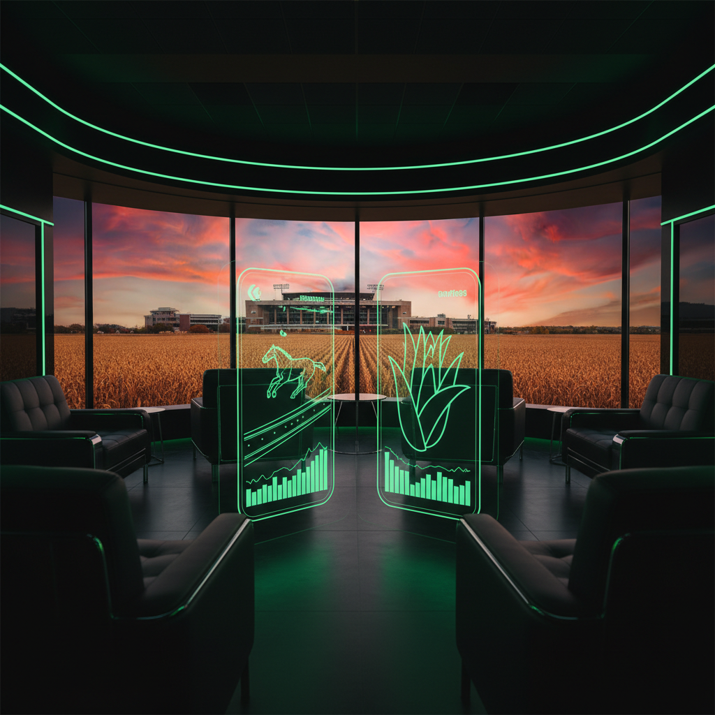 Infographic overview illustrating the legal status and market insights for sports betting in Nebraska Sports Betting 2026 : Retail Horse Tracks & Cornhuskers Bias