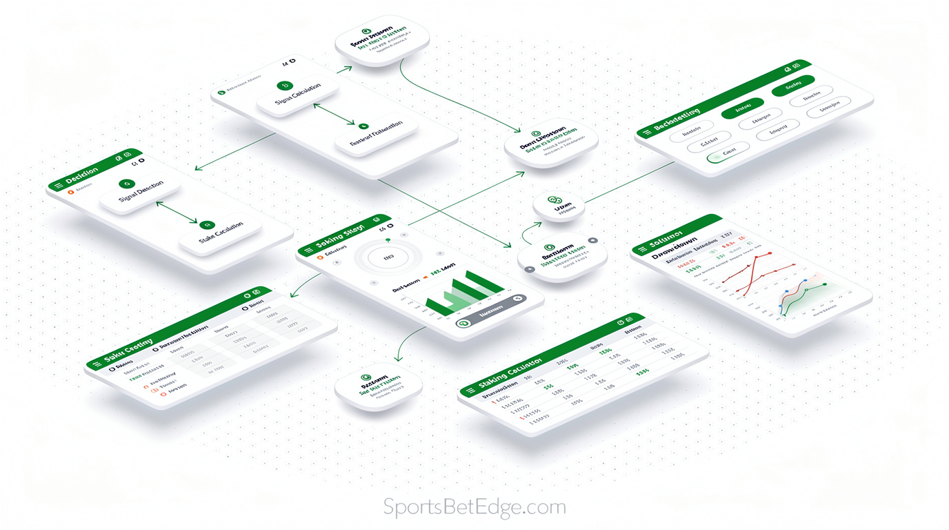 Interactive operational interface breakdown of OddsMonkey