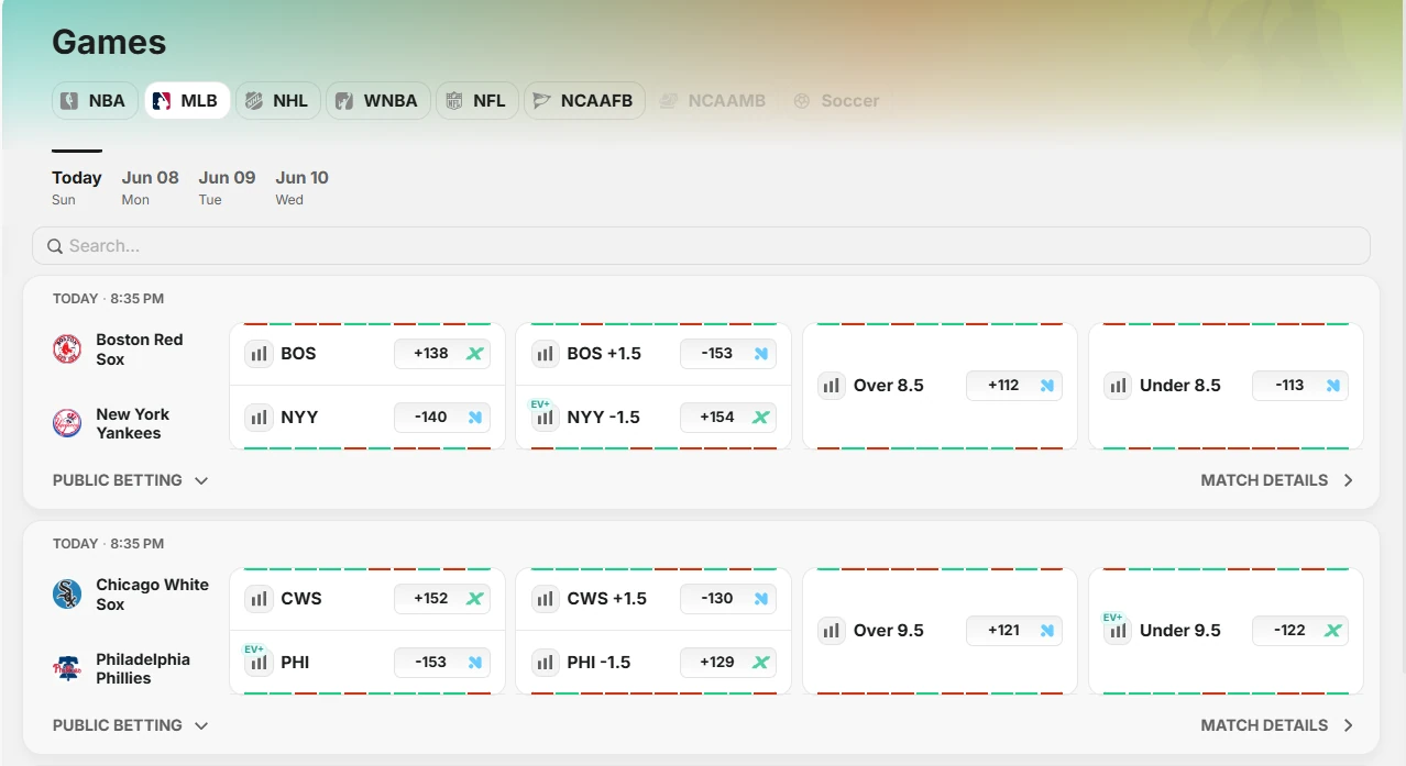 Outlier.bet interface and user experience — desktop and mobile